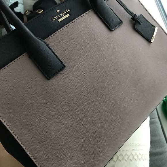 Kate Spade Cameron Two Tone Satchel with Strap - Picture 12 of 12